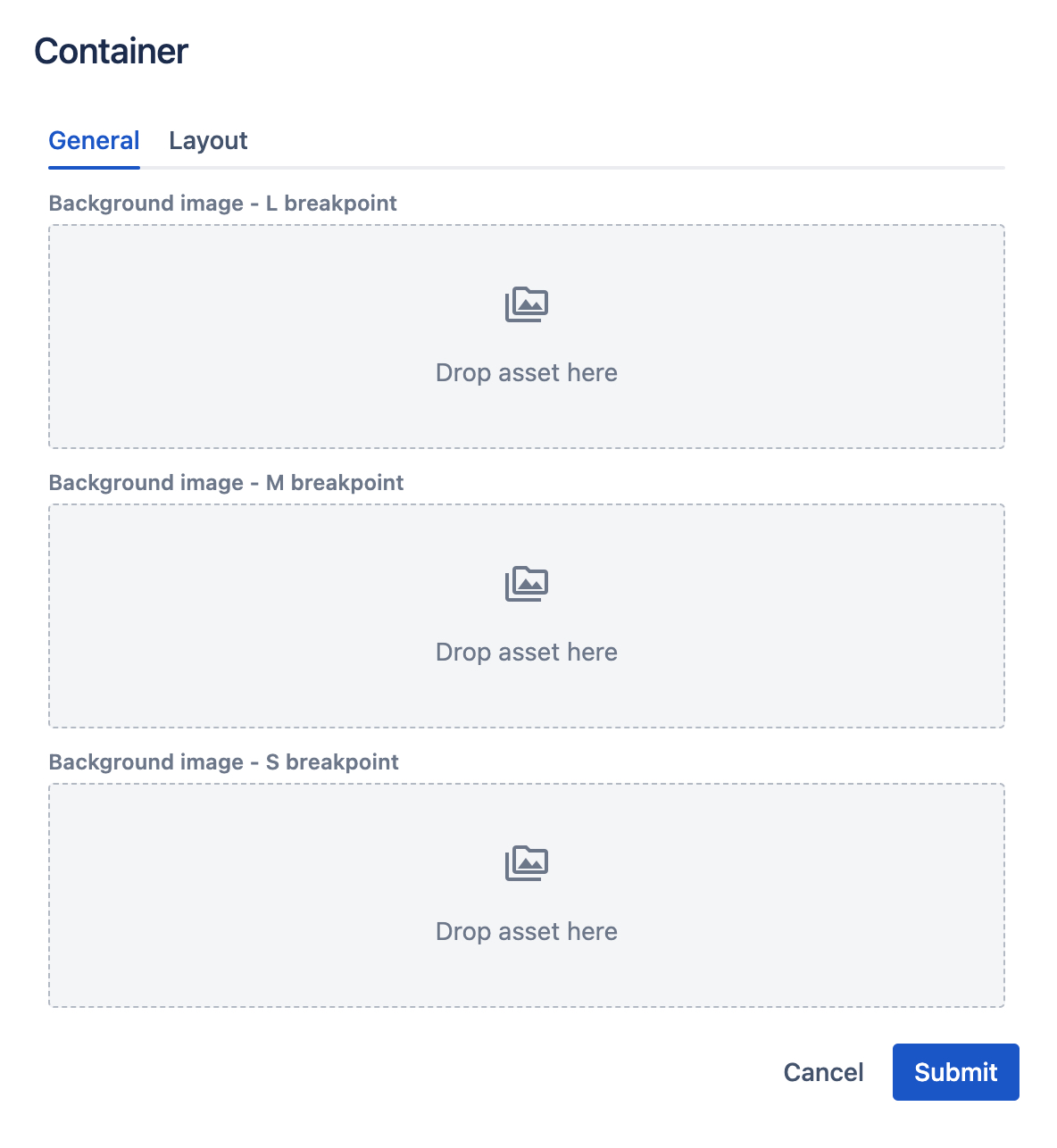 Container - general properties